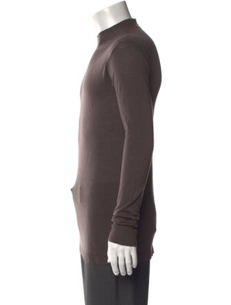Rick Owens Merino Wool Turtleneck Pullover
