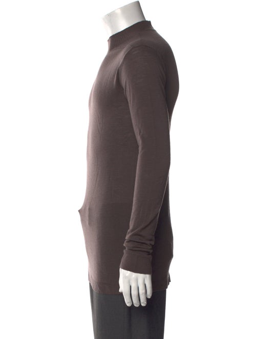 Rick Owens Merino Wool Turtleneck Pullover