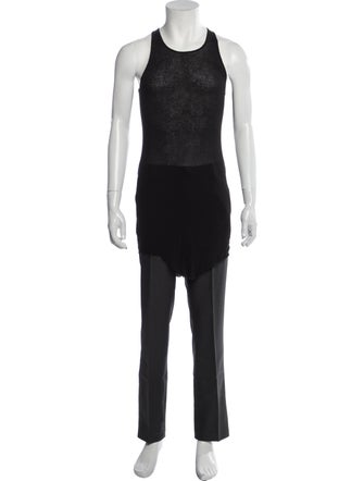 Rick Owens Scoop Neck Sleeveless Tank