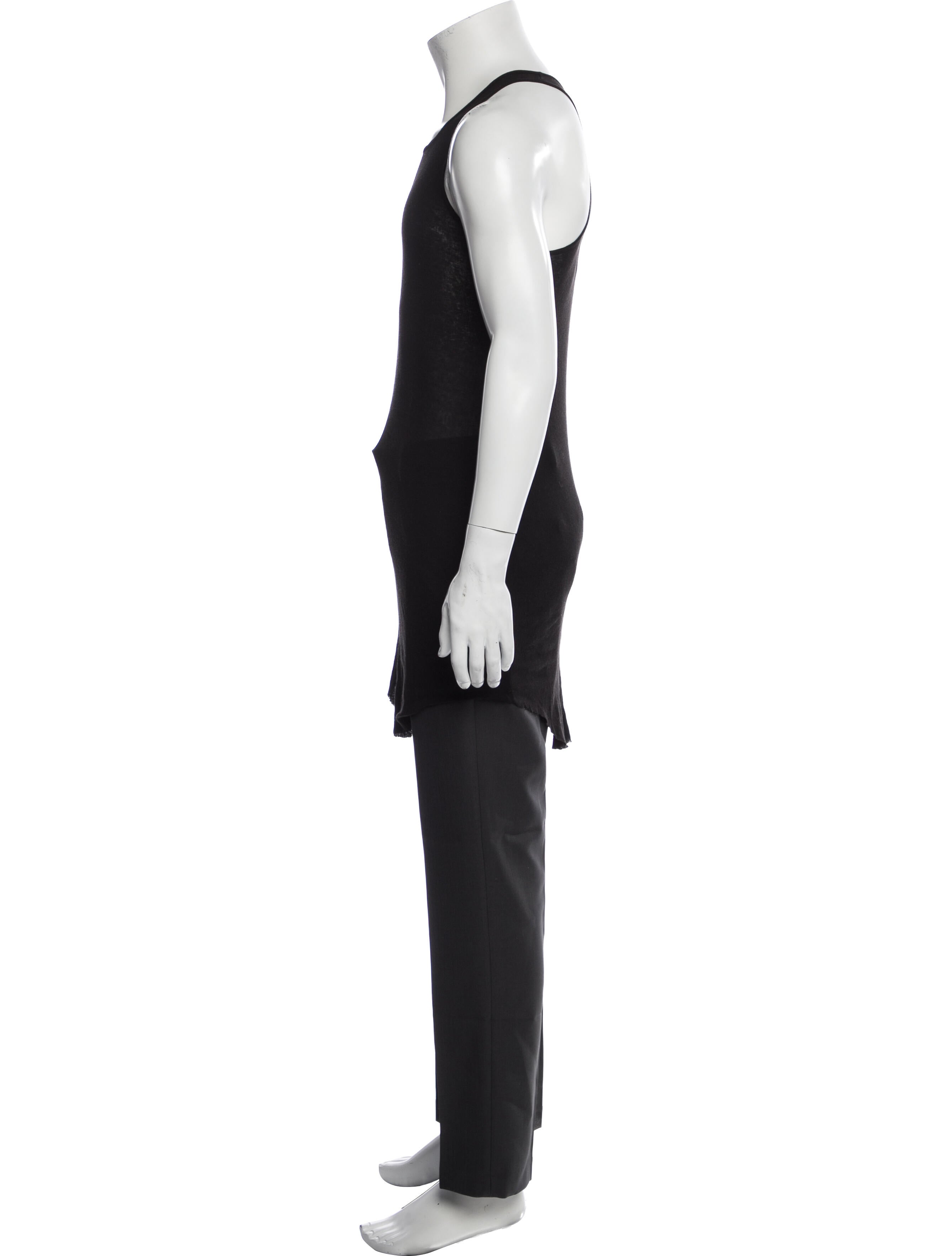 Rick Owens Scoop Neck Sleeveless Tank