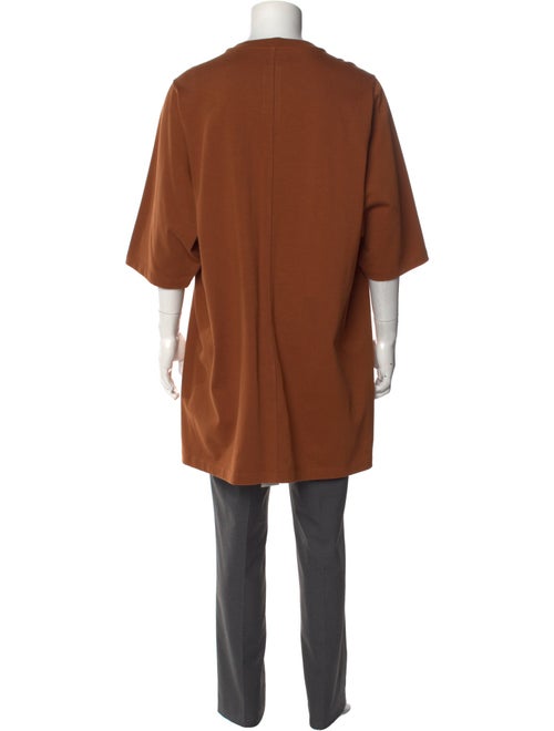 Rick Owens Crew Neck Three-Quarter Sleeve T-Shirt
