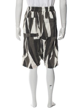 Rick Owens Drkshdw Striped Jogger Shorts