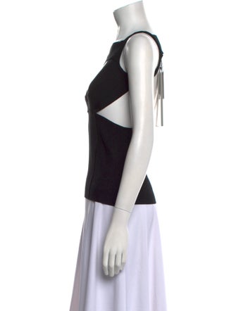 Rick Owens Square Neckline Sleeveless Top