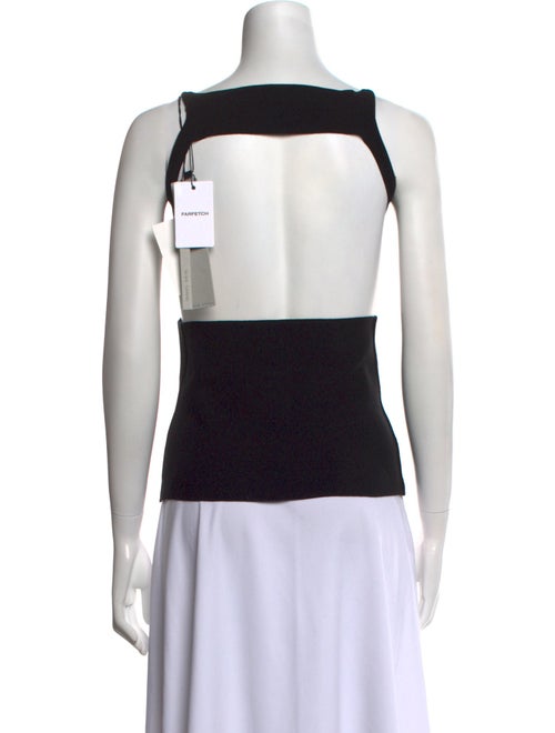 Rick Owens Square Neckline Sleeveless Top