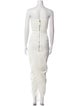 Rick Owens Square Neckline Long Dress
