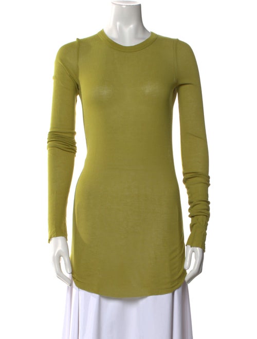 Rick Owens Crew Neck Long Sleeve Top