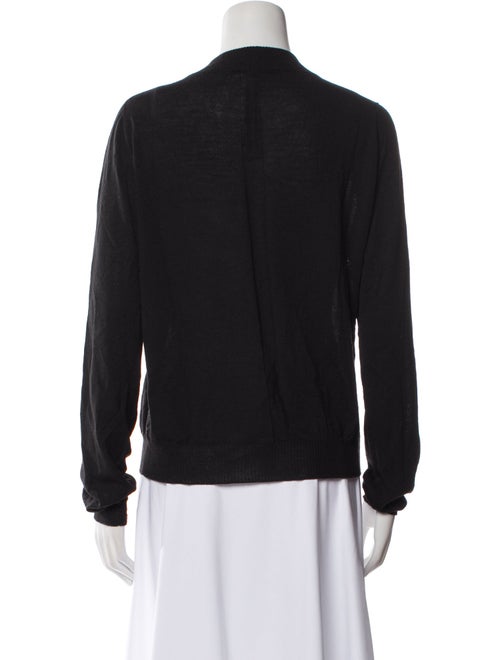 Rick Owens Virgin Wool Mock Neck Sweater