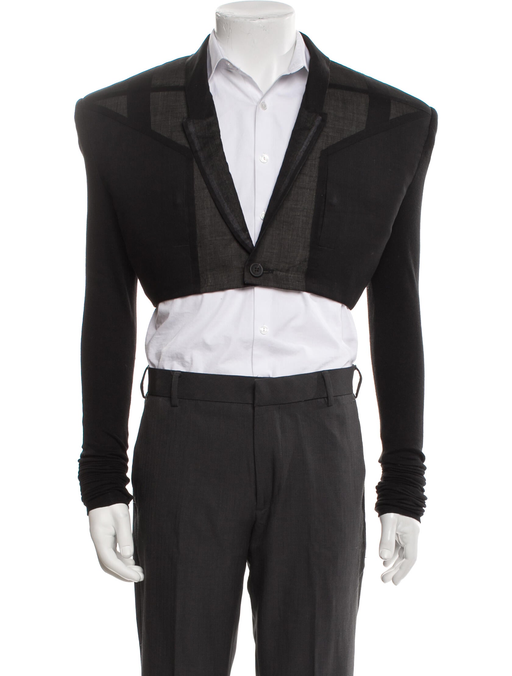 Rick Owens 2024 'Lido' Cobra Micro Moto Jacket