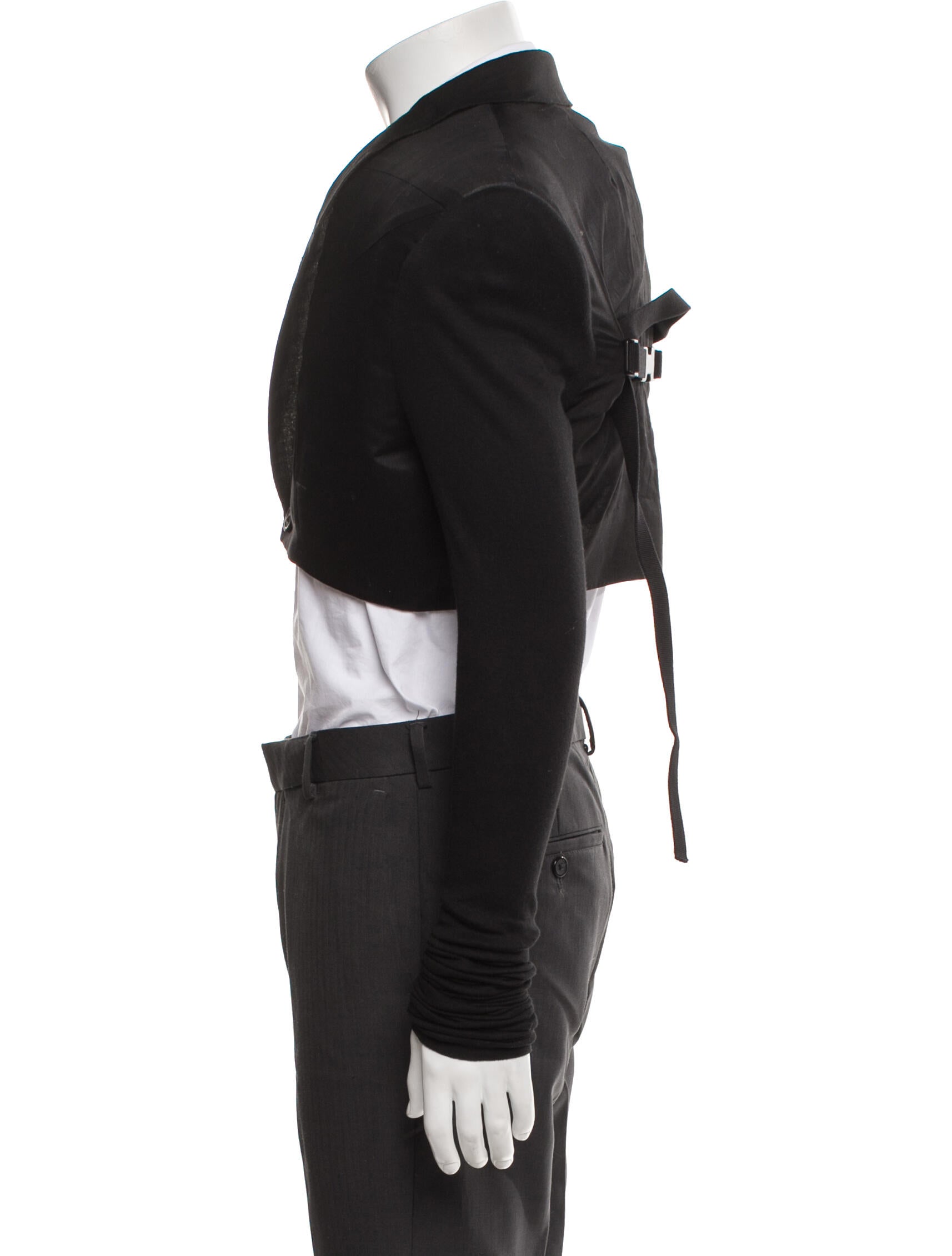 Rick Owens 2024 'Lido' Cobra Micro Moto Jacket