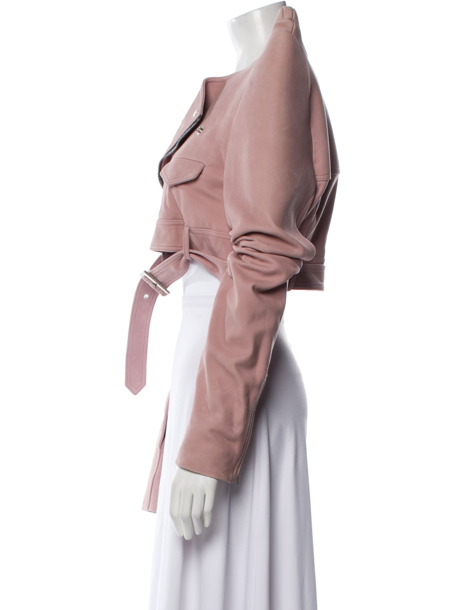 Rick Owens 2024 'Lido' Tec Micro Biker Biker Jacket