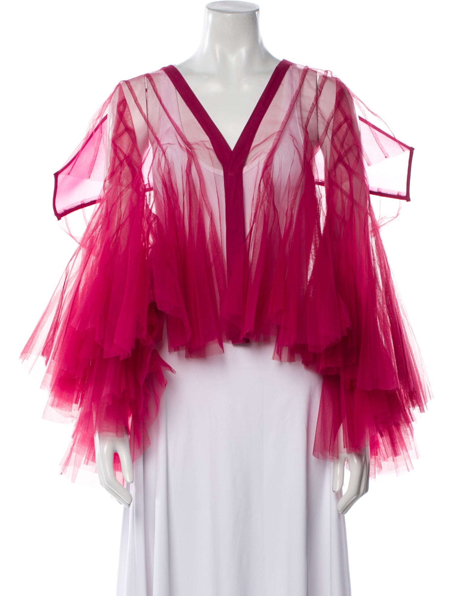 Rick Owens 2023 'EDFU' Micro Cyanea Blouse