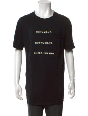 Rick Owens Graphic Print Crew Neck T-Shirt