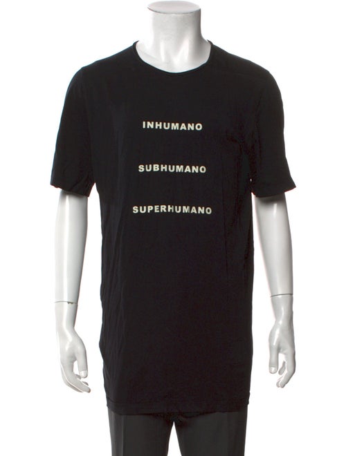 Rick Owens Graphic Print Crew Neck T-Shirt