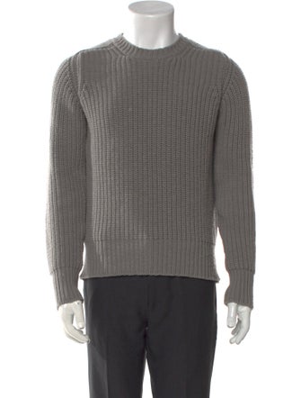 Rick Owens Virgin Wool Crew Neck Pullover
