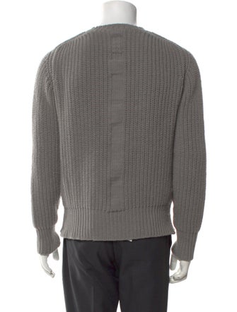 Rick Owens Virgin Wool Crew Neck Pullover