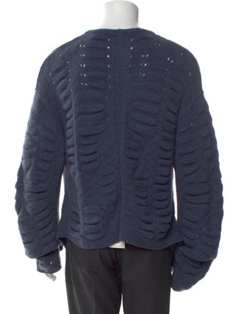 Rick Owens Turtleneck Long Sleeve Cardigan