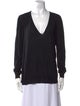 Rick Owens Virgin Wool V-Neck Top