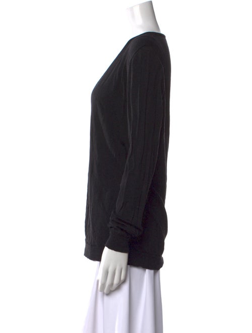 Rick Owens Virgin Wool V-Neck Top