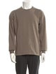 Rick Owens Crew Neck Long Sleeve Sweatshirt