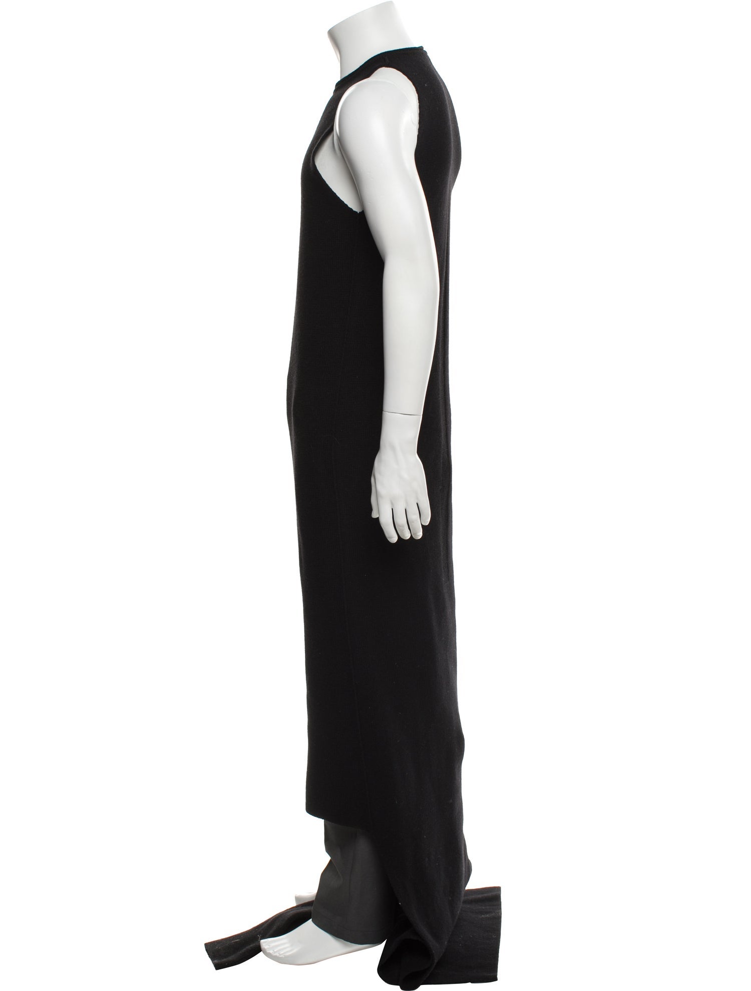 Rick Owens Cashmere Crew Neck Sweater Vest