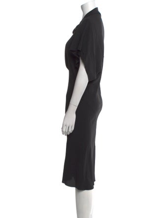 Rick Owens Cowl Neck Knee-Length Dress