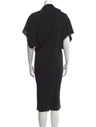 Rick Owens Cowl Neck Knee-Length Dress