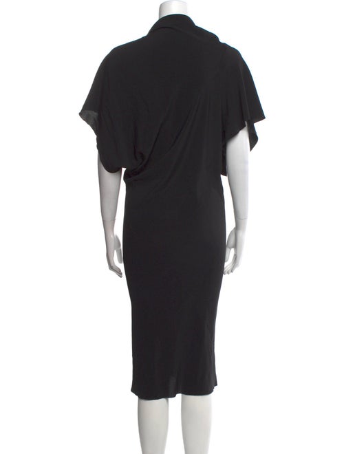 Rick Owens Cowl Neck Knee-Length Dress