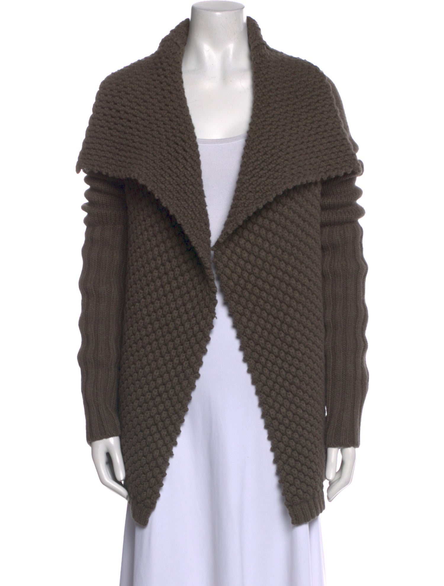 Rick Owens Wool Cowl Neck Sweater