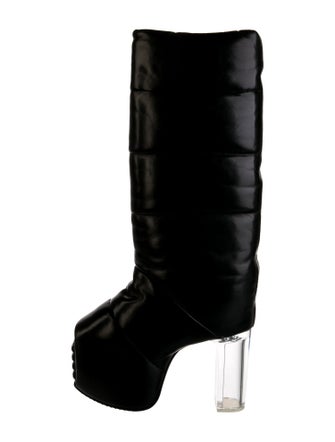 Rick Owens Leather Boots