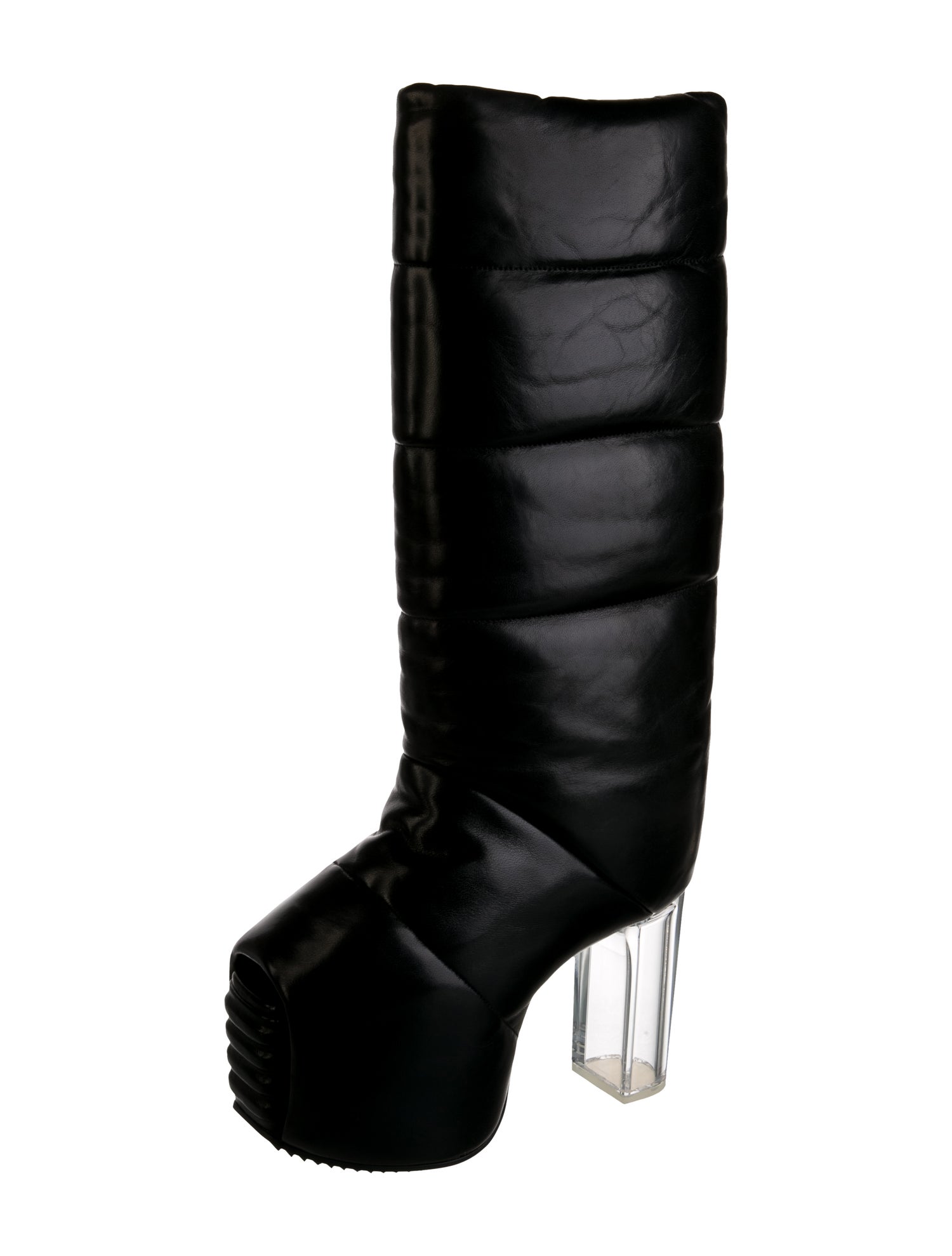Rick Owens Leather Boots