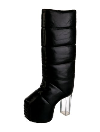 Rick Owens Leather Boots