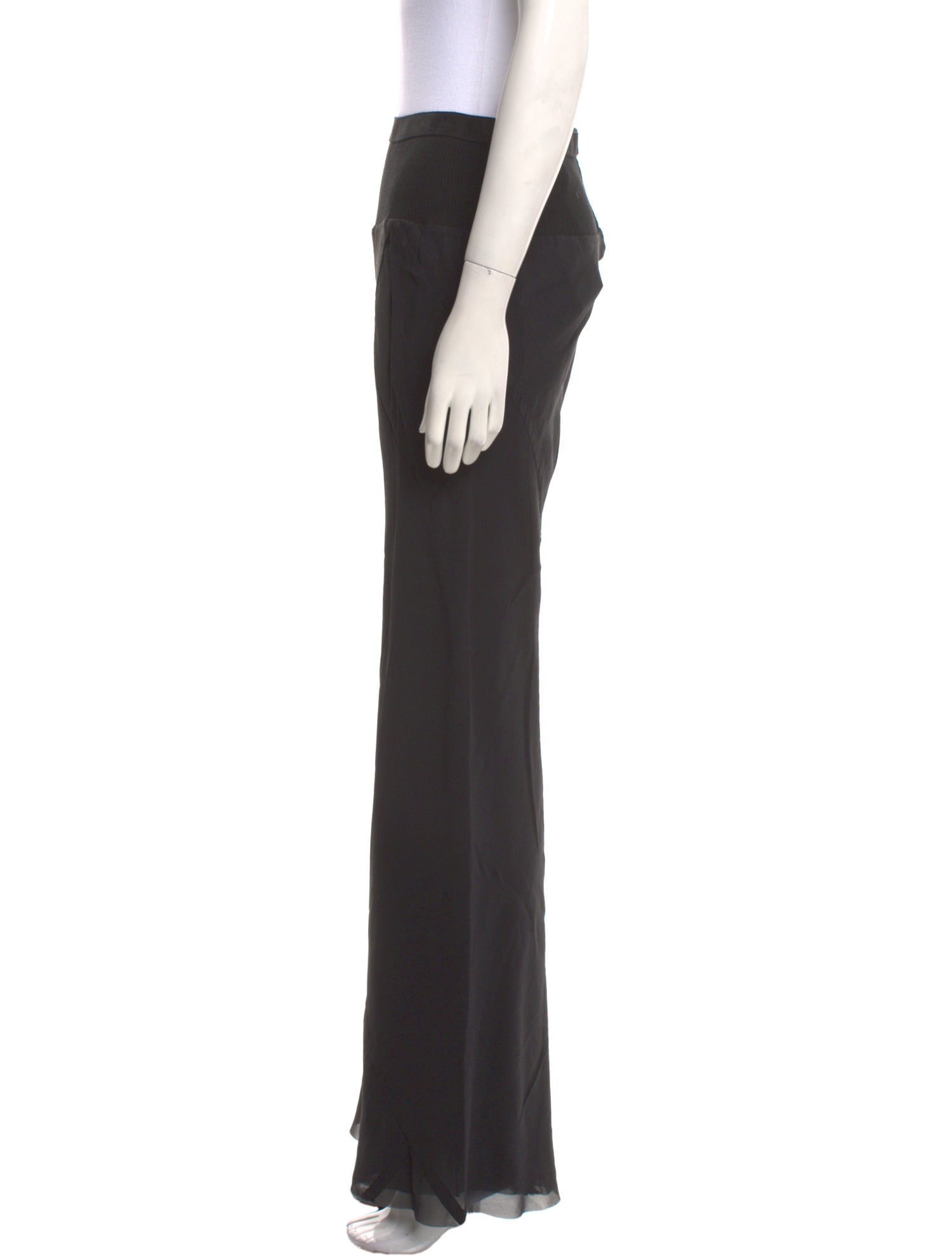 Rick Owens Silk Wide Leg Pants