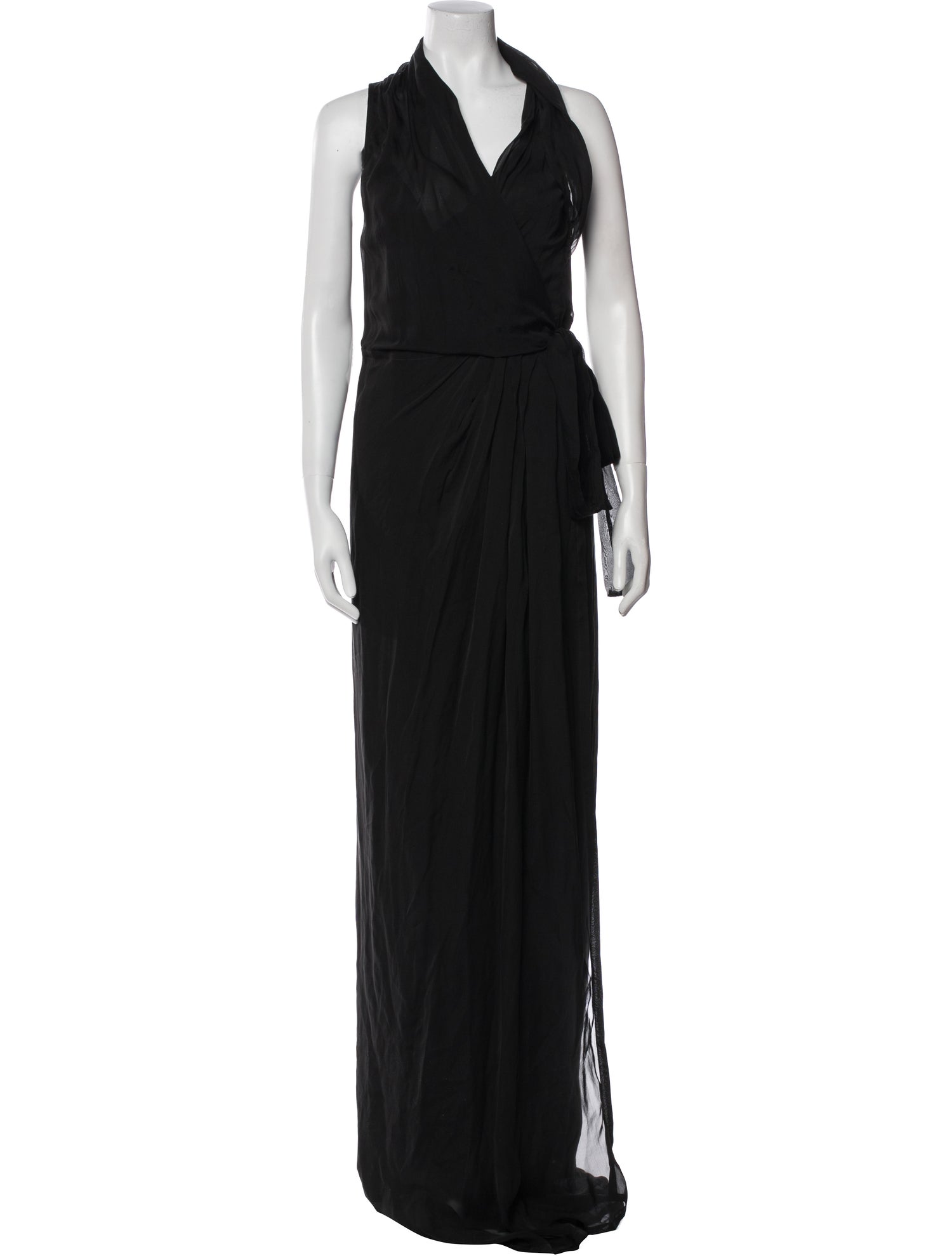 Rick Owens Silk Long Dress