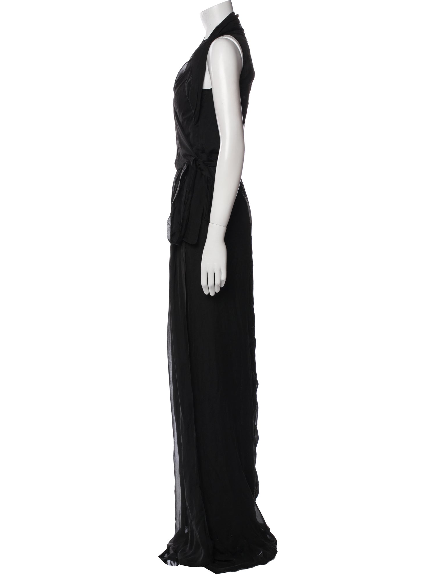 Rick Owens Silk Long Dress