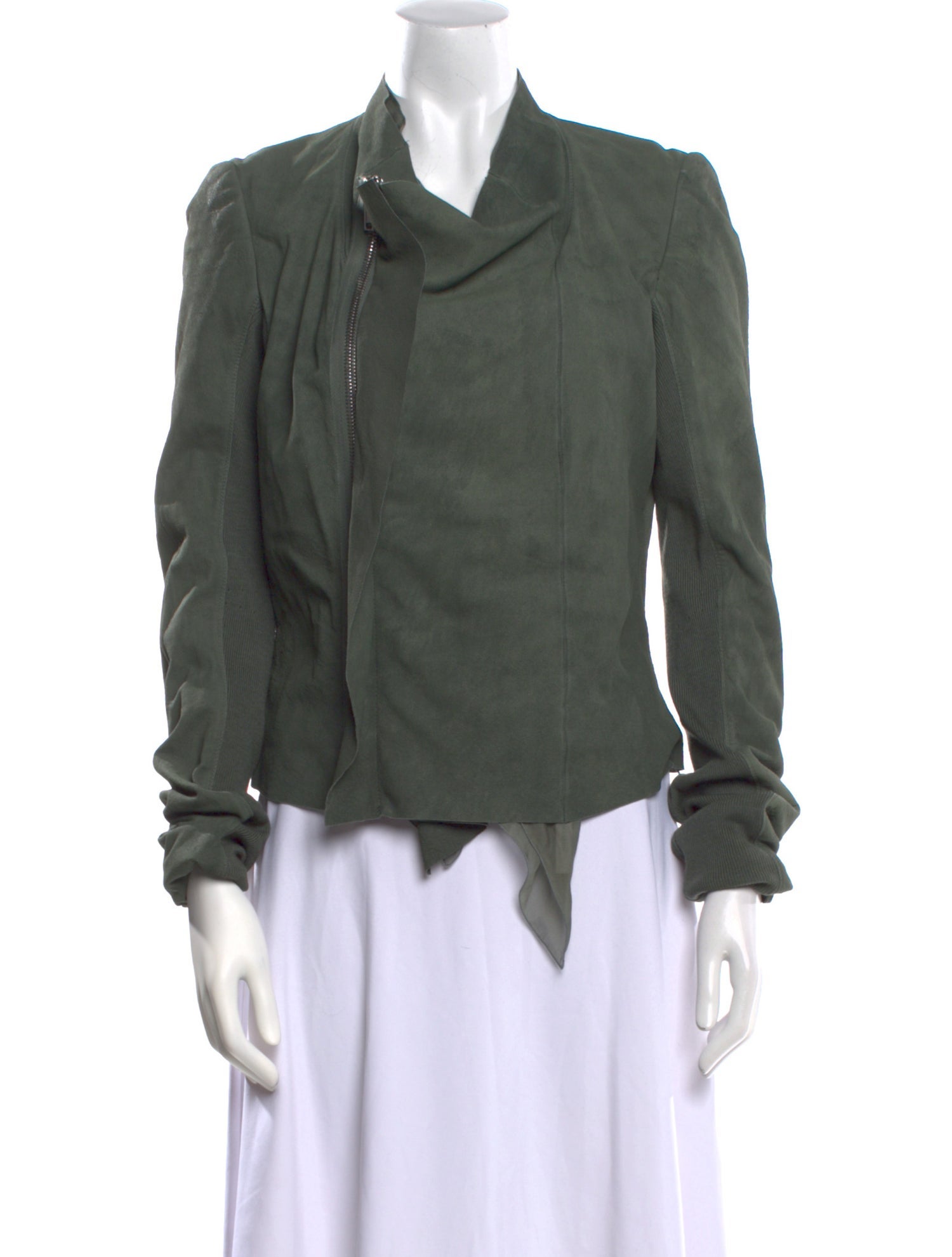 Rick Owens Wool Cowl Neck Blouse w/ Tags