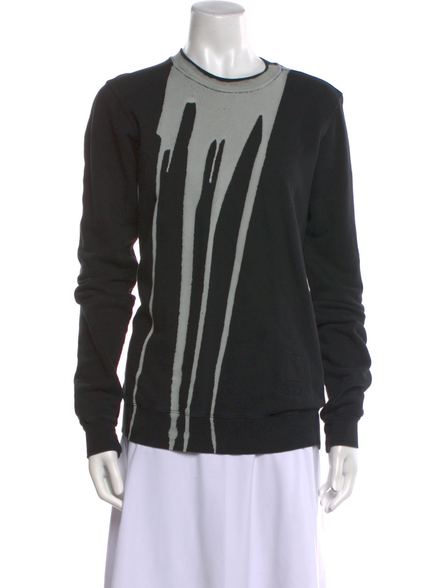 Rick Owens Drkshdw Graphic Print Crew Neck Sweatshirt