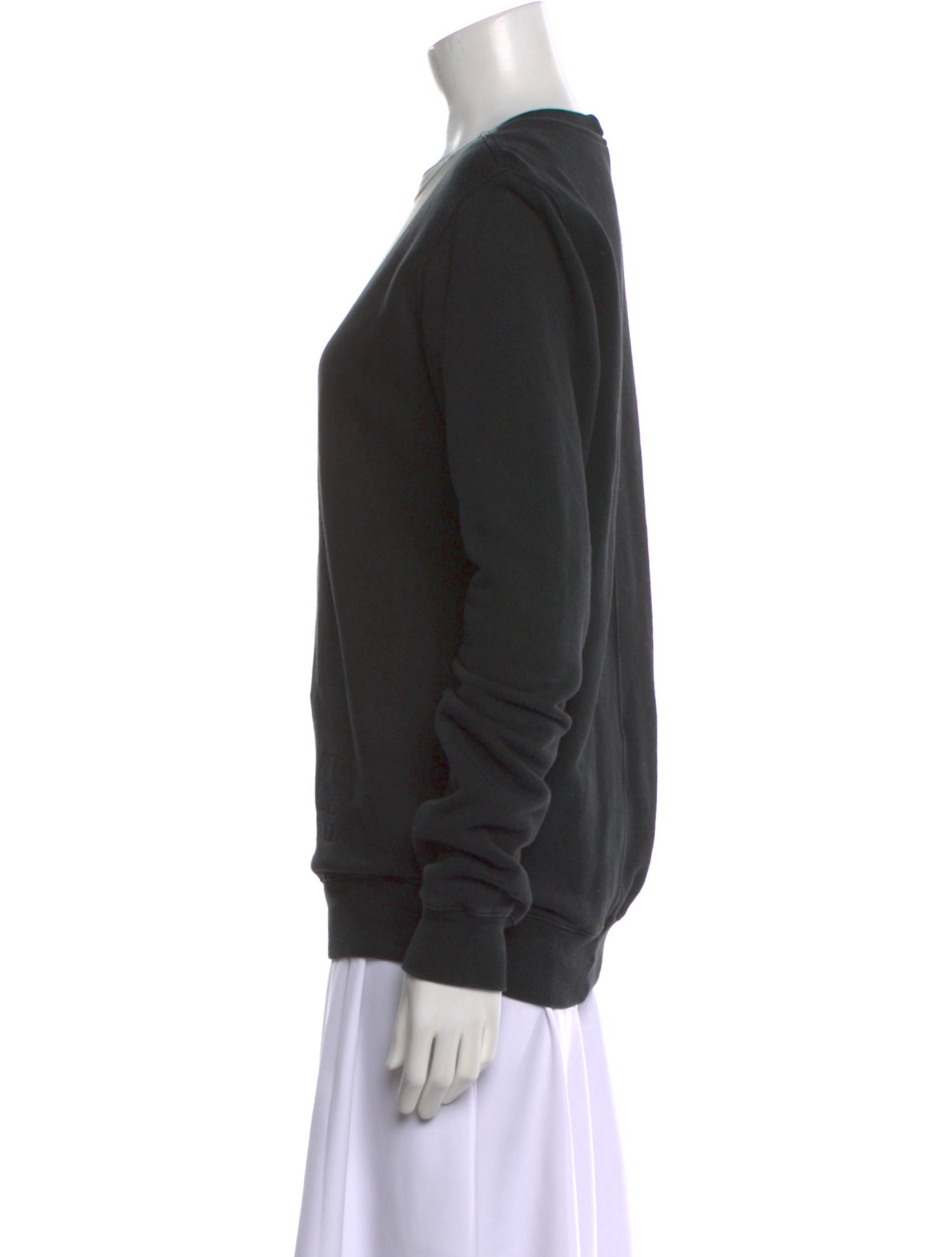 Rick Owens Drkshdw Graphic Print Crew Neck Sweatshirt