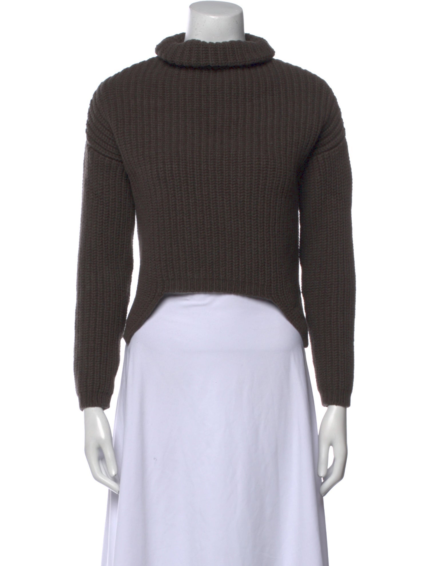Rick Owens Virgin Wool Turtleneck Sweater