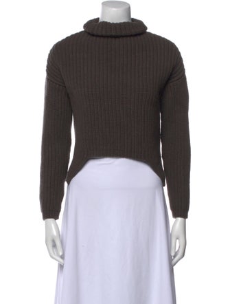 Rick Owens Virgin Wool Turtleneck Sweater