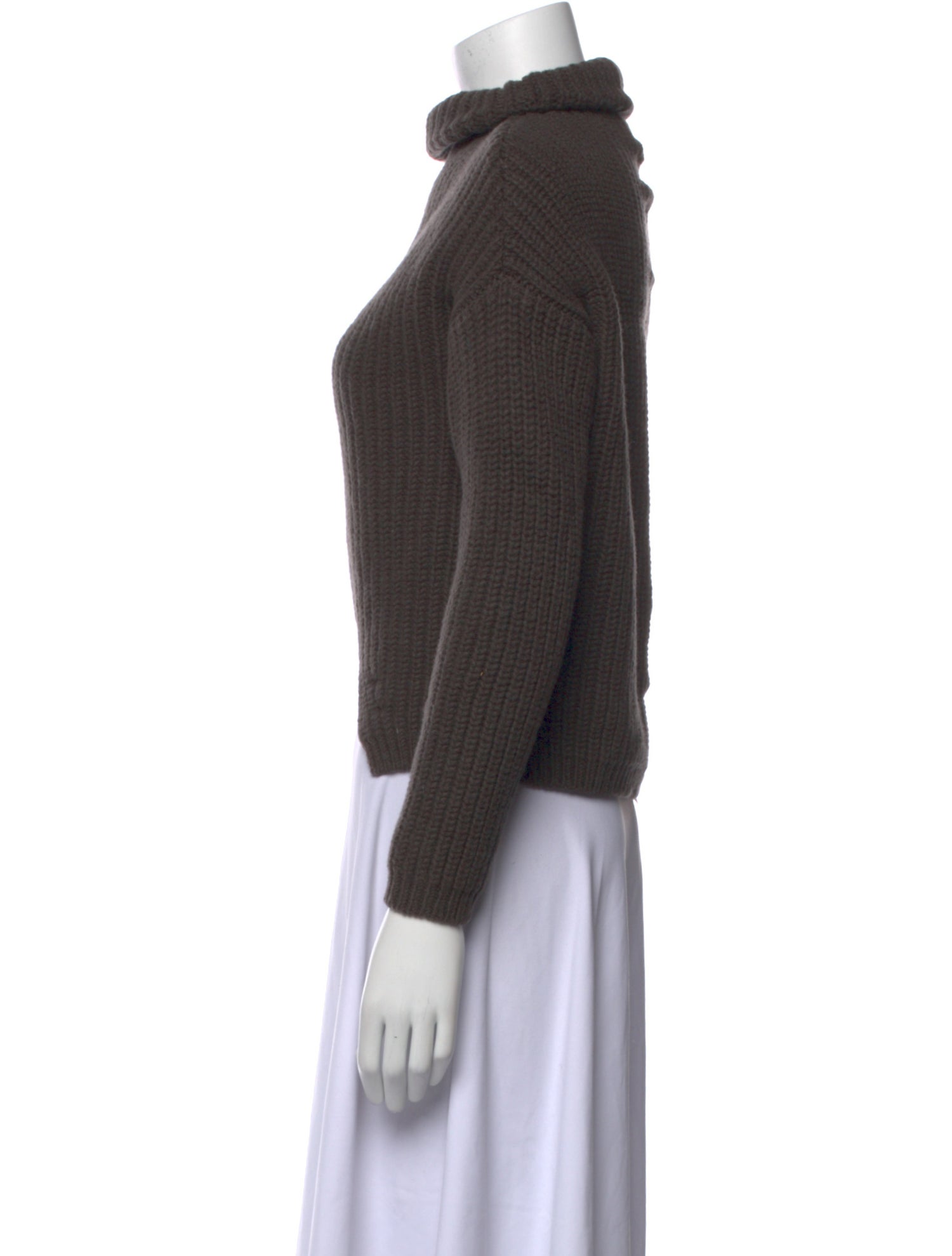 Rick Owens Virgin Wool Turtleneck Sweater