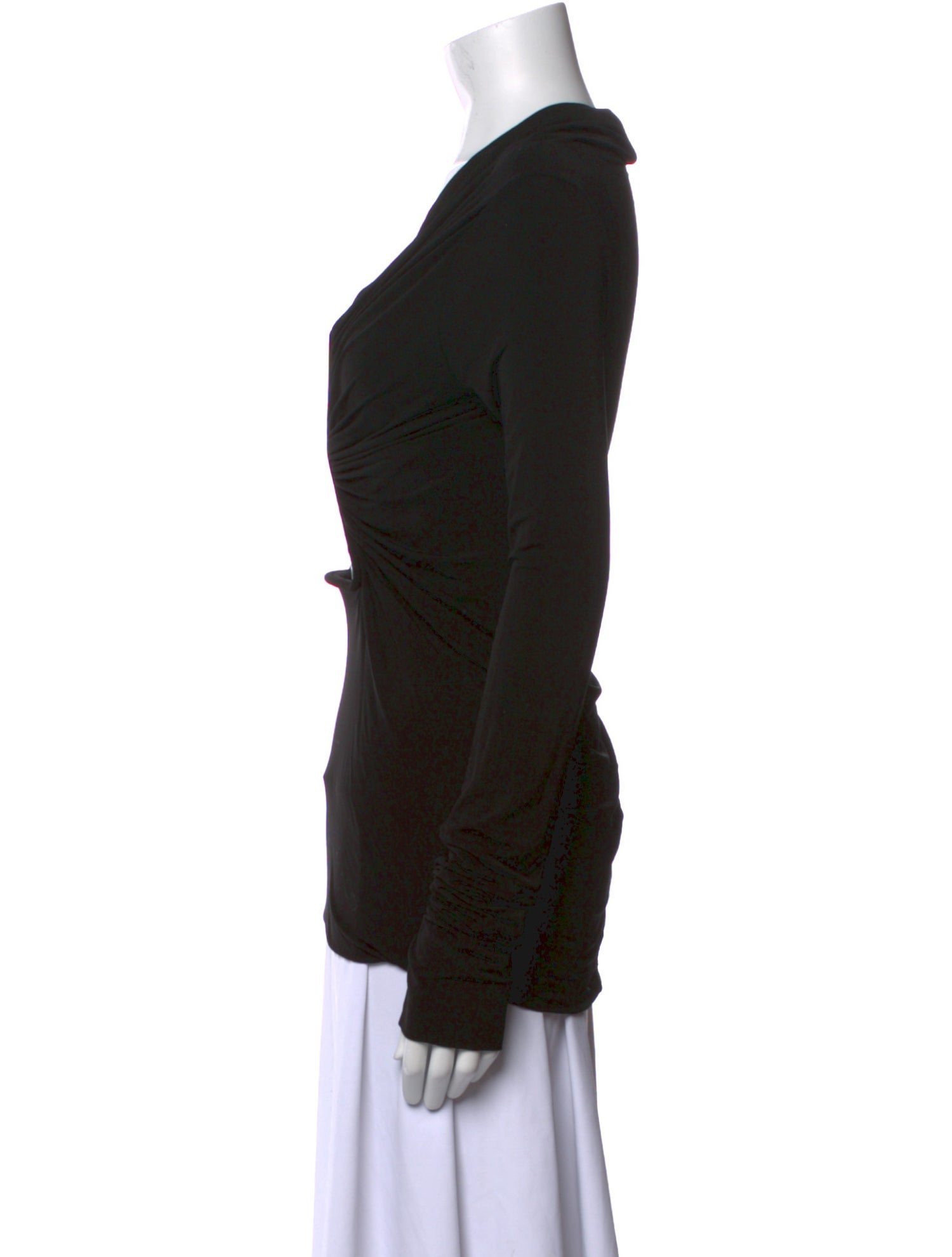 Rick Owens Nylon V-Neck Top