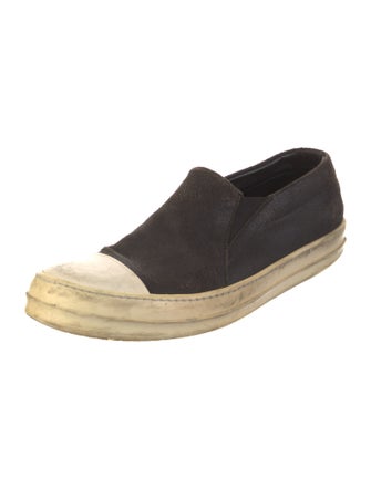 Rick Owens Suede Espadrille Sneakers