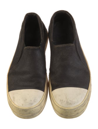 Rick Owens Suede Espadrille Sneakers