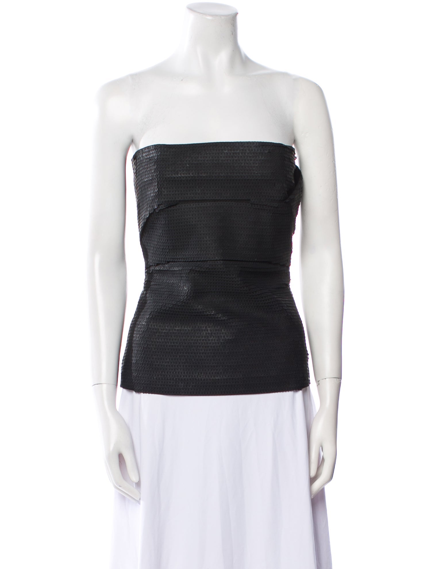 Rick Owens 2022 'Fogachine' Sequin Bustier Top