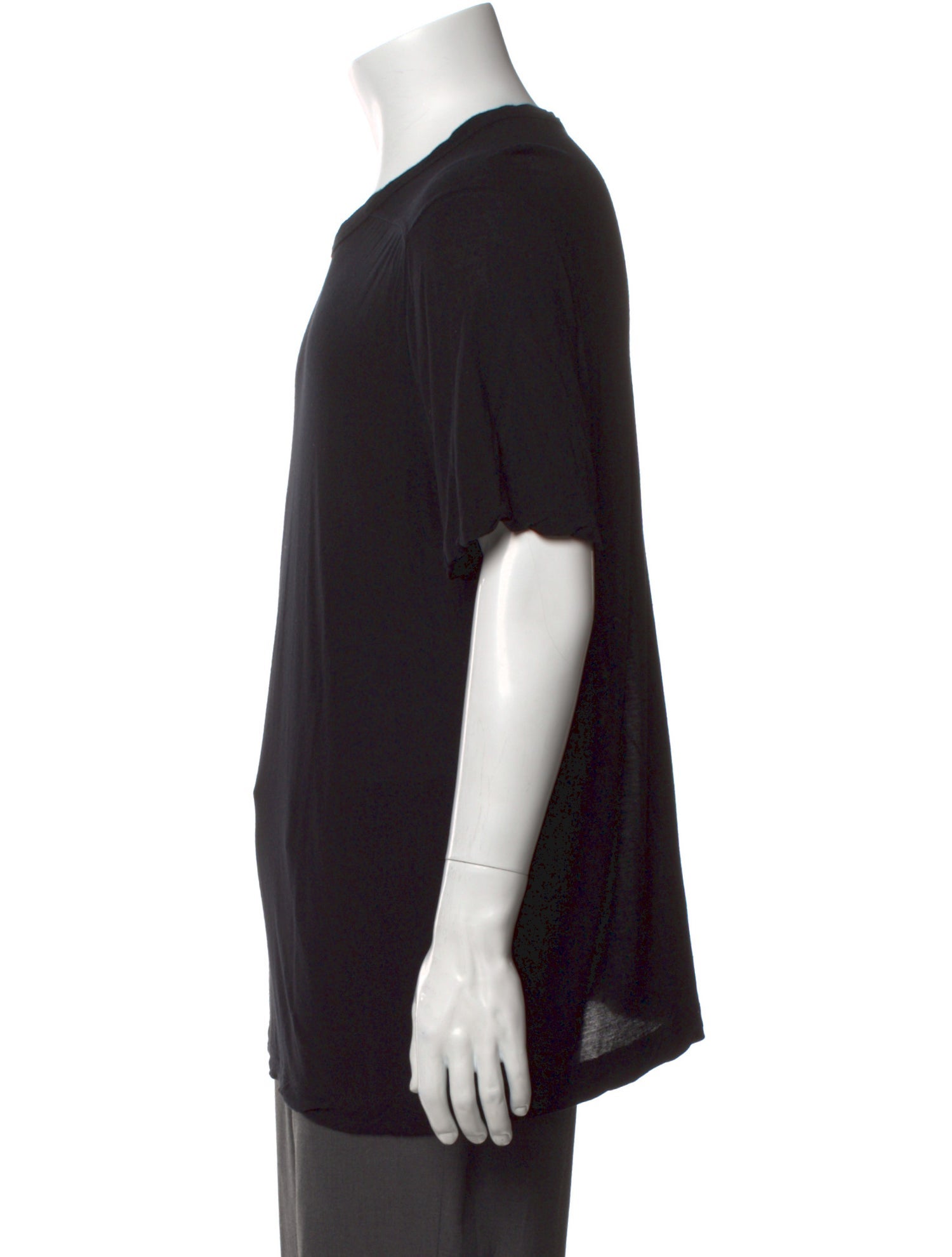 Rick Owens Crew Neck Short Sleeve T-Shirt