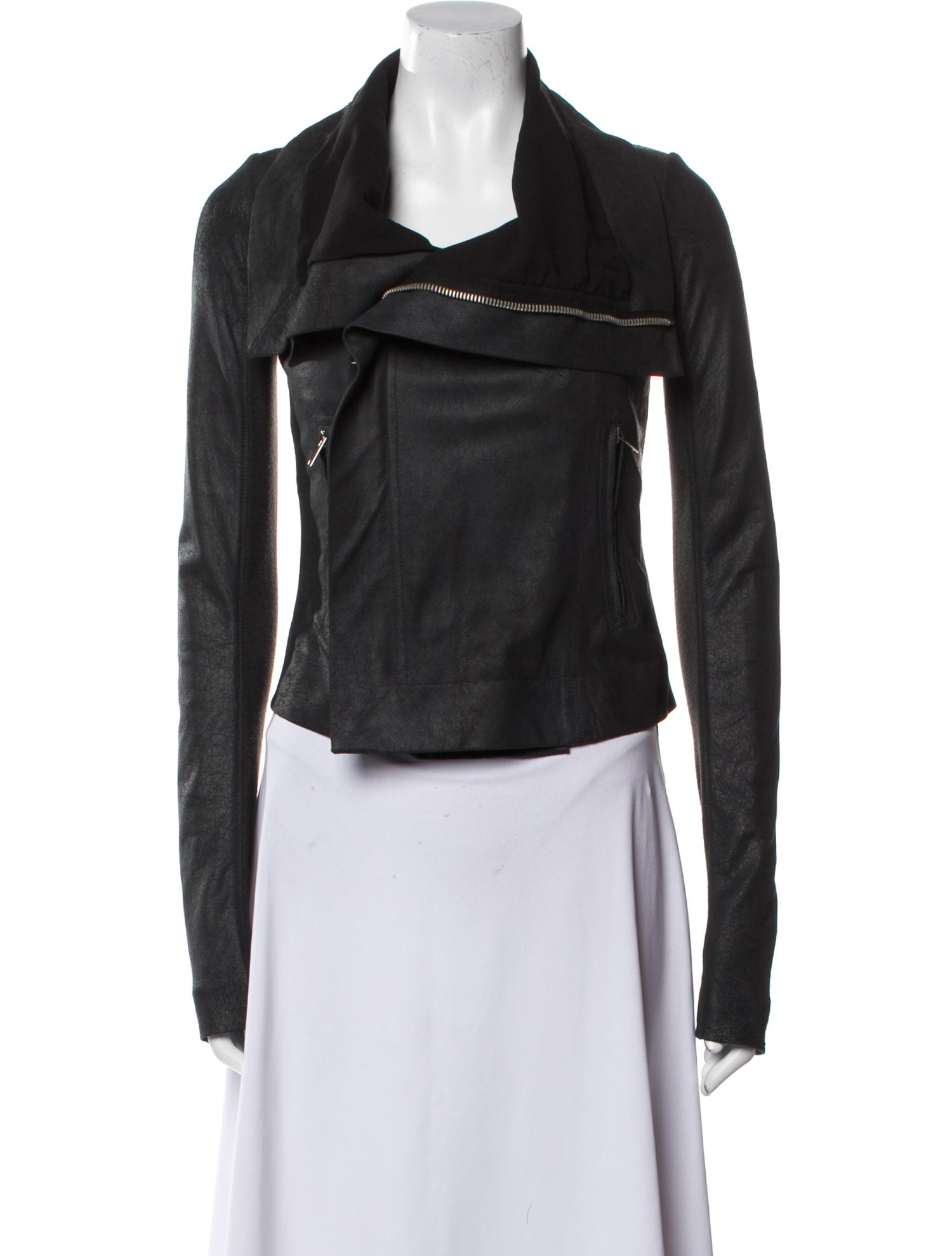 Rick Owens Leather Biker Jacket w/ Tags