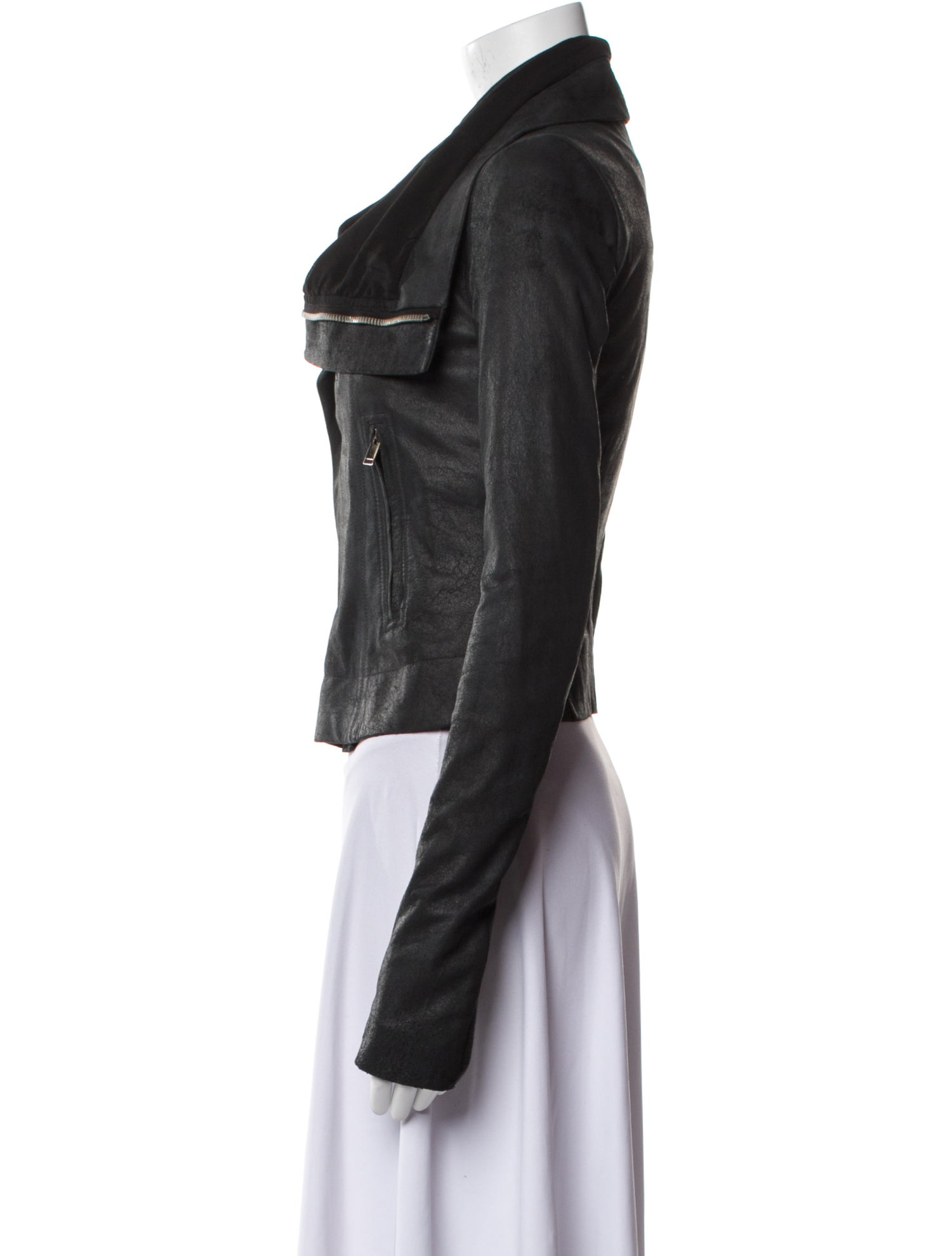 Rick Owens Leather Biker Jacket w/ Tags