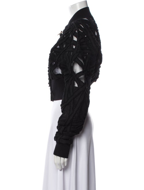 Rick Owens 2024 'Lido' Flight Cropped Jacket Bomber Jacket