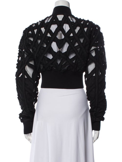 Rick Owens 2024 'Lido' Flight Cropped Jacket Bomber Jacket