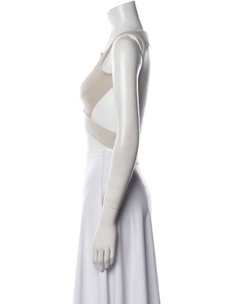 Rick Owens 2020 'Tecuatl' Sling Bra Crop Top